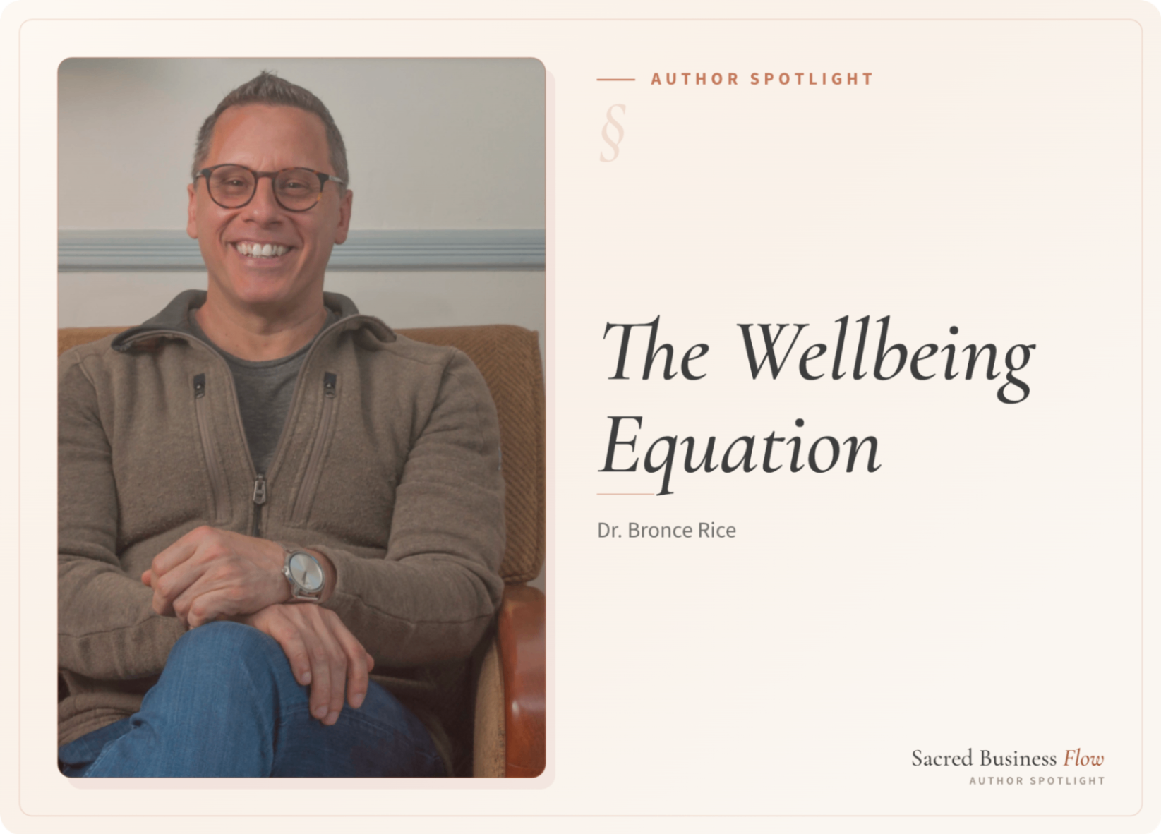 Your wellbeing equation is like a fingerprint.